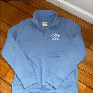 UConn huskies quarter zip sweater sweatshirt size medium EUC